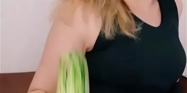 cucumber,femdom,latina,natural tits,pussy