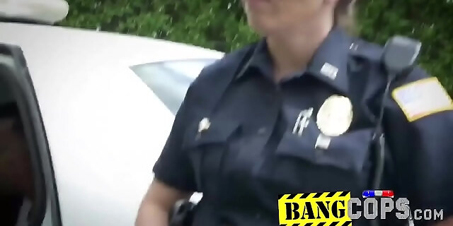 big tits,blowjob,brunette,busty,cfnm,foursome,interracial,jail,oral,outdoor,police,threesome