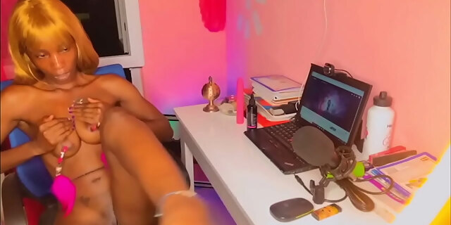 bdsm,blonde,natural tits,shaved pussy,toys